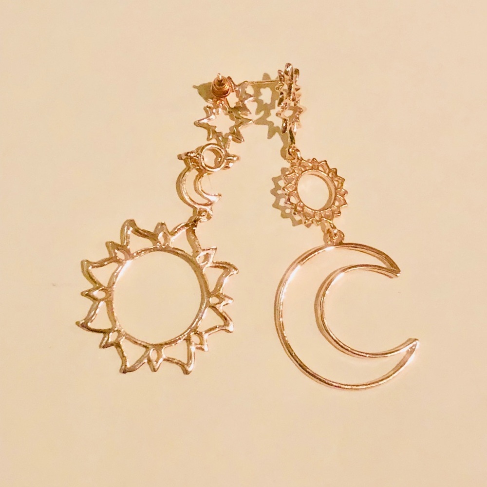Sun ☀️Moon Earrings